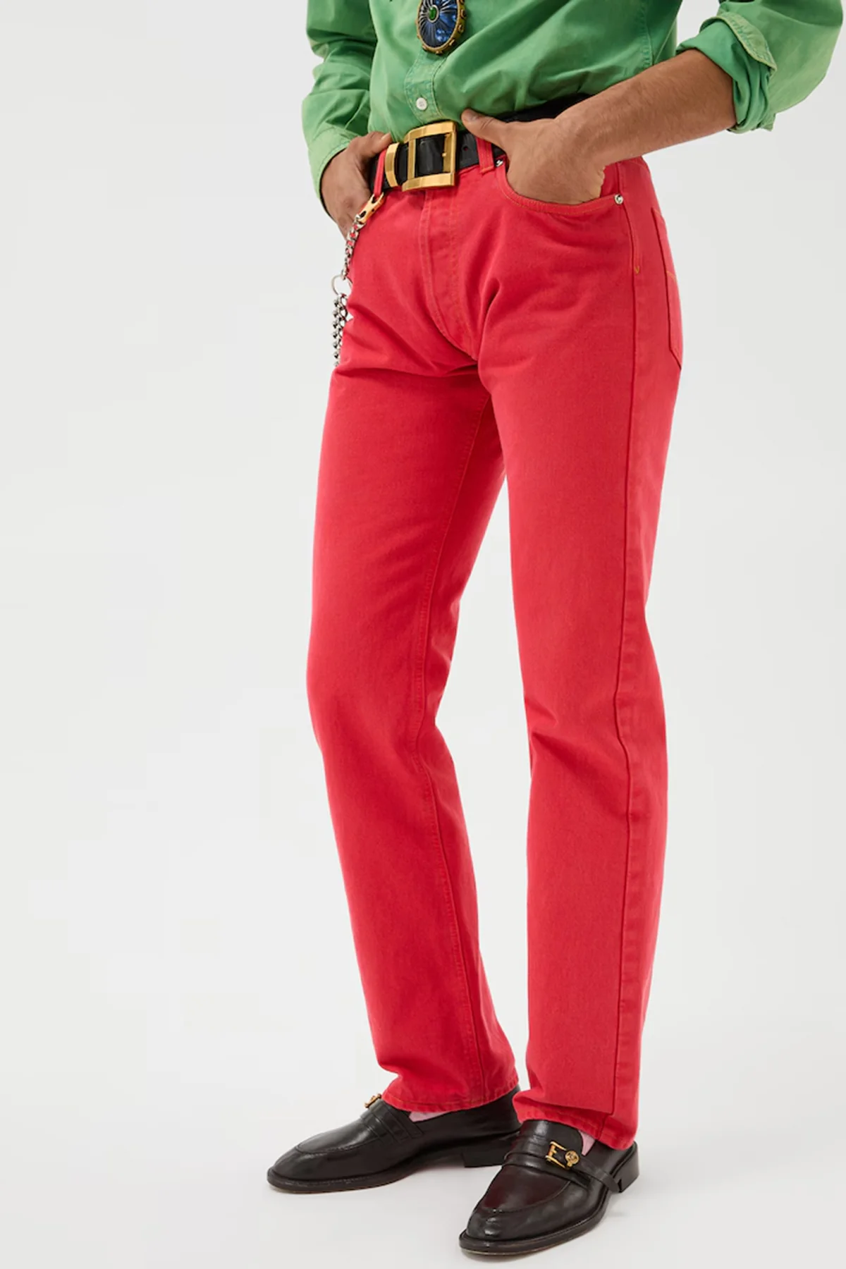 VERSACE | NON-STRETCH JEANS - Image 4
