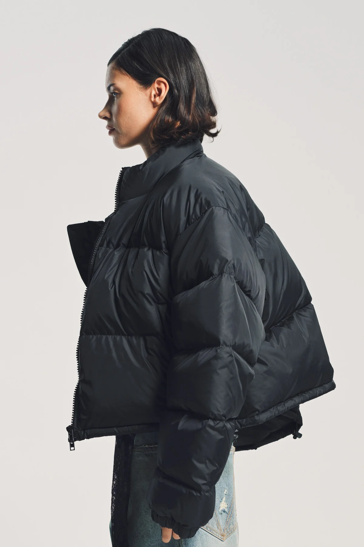 VETEMENTS | DOUBLE LOGO PUFFER JACKET - Image 3