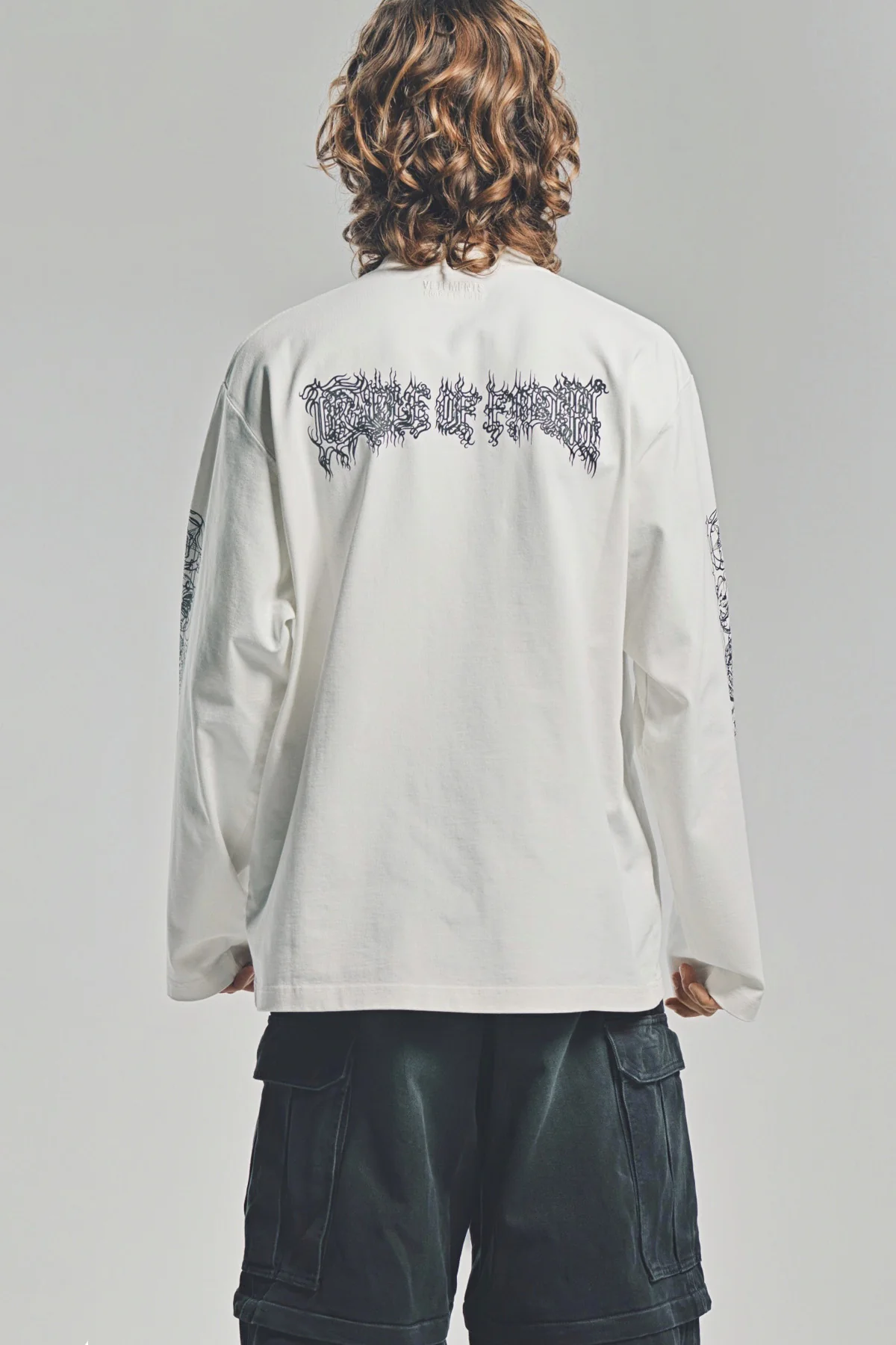 VETEMENTS | MONOGRAM CLASSIC LONG SLEEVE SHIRT - Image 4