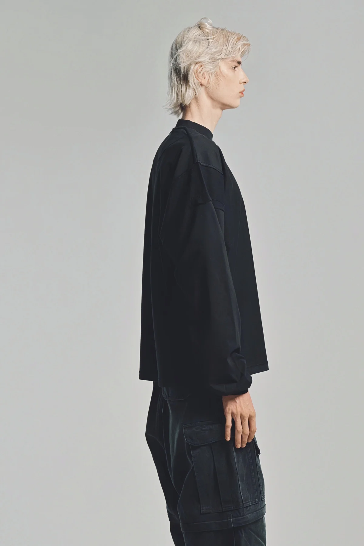 VETEMENTS | 'SHUT DOWN' EMBROIDERED REWORK LONG SLEEVE SHIRT - Image 5