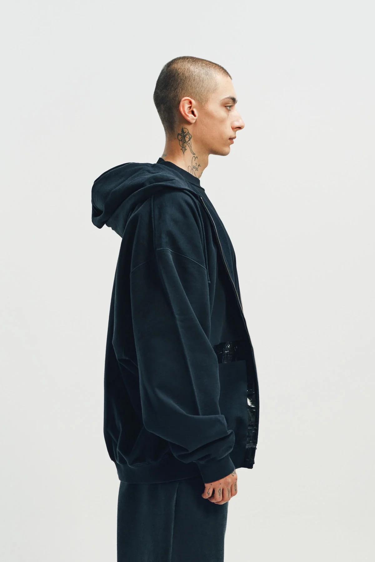 VETEMENTS | TAPED ZIP-UP HOODIE - Image 5