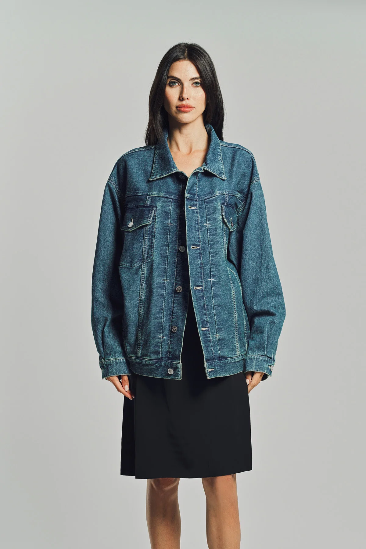 VETEMENTS | UPSIDE-DOWN DENIM JACKET - Image 2