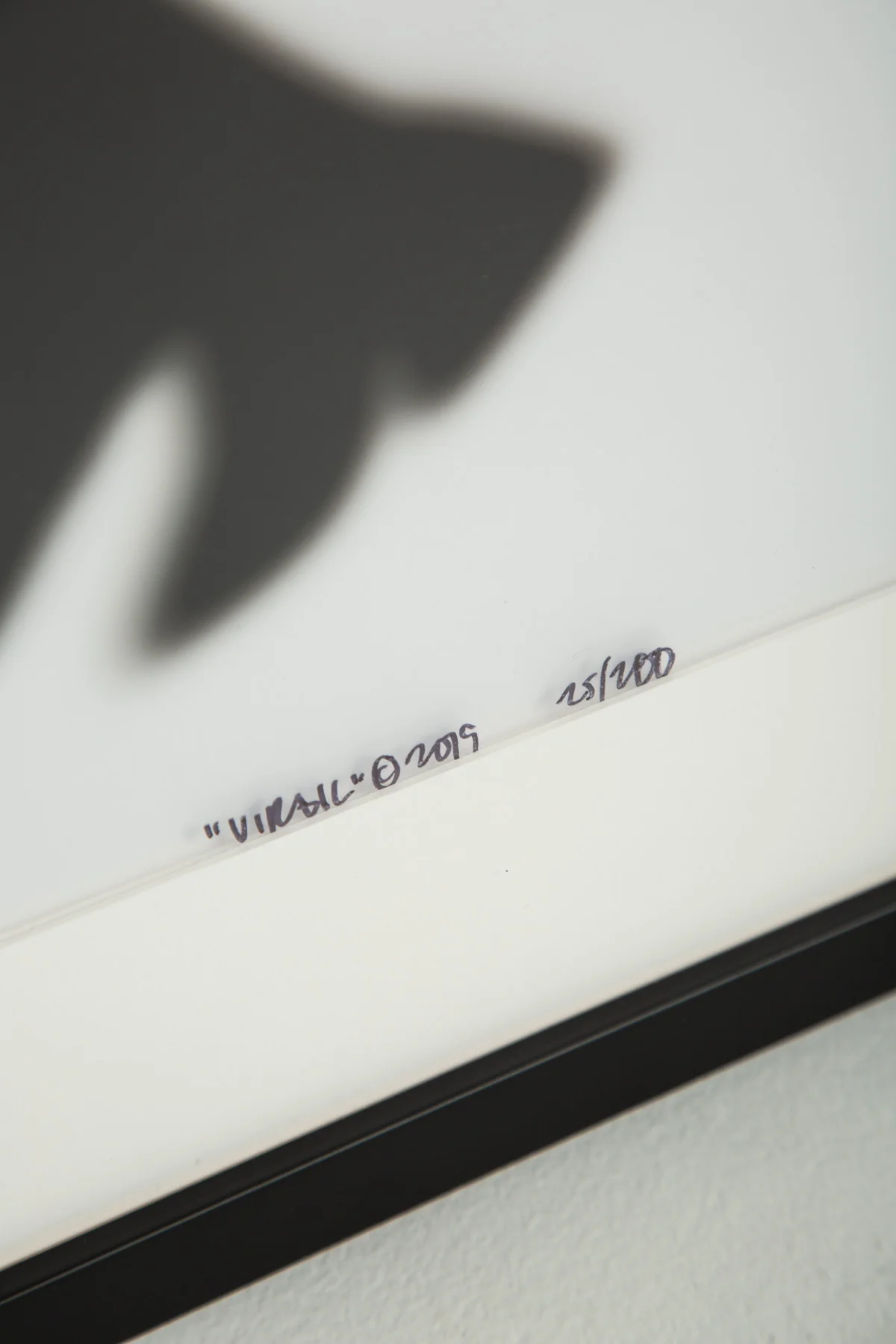 VIRGIL ABLOH | CLEAR ART PRINT "REAPER 1" SIGNED AND NUMBERED BY VIRGIL ABLOH - Image 3