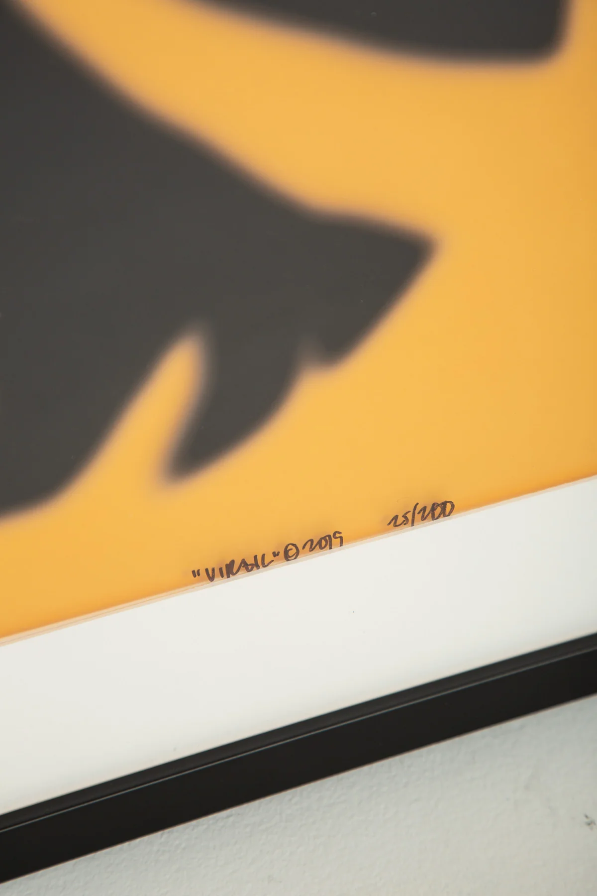 VIRGIL ABLOH | CLEAR ART PRINT "REAPER 1" SIGNED AND NUMBERED BY VIRGIL ABLOH - Image 4