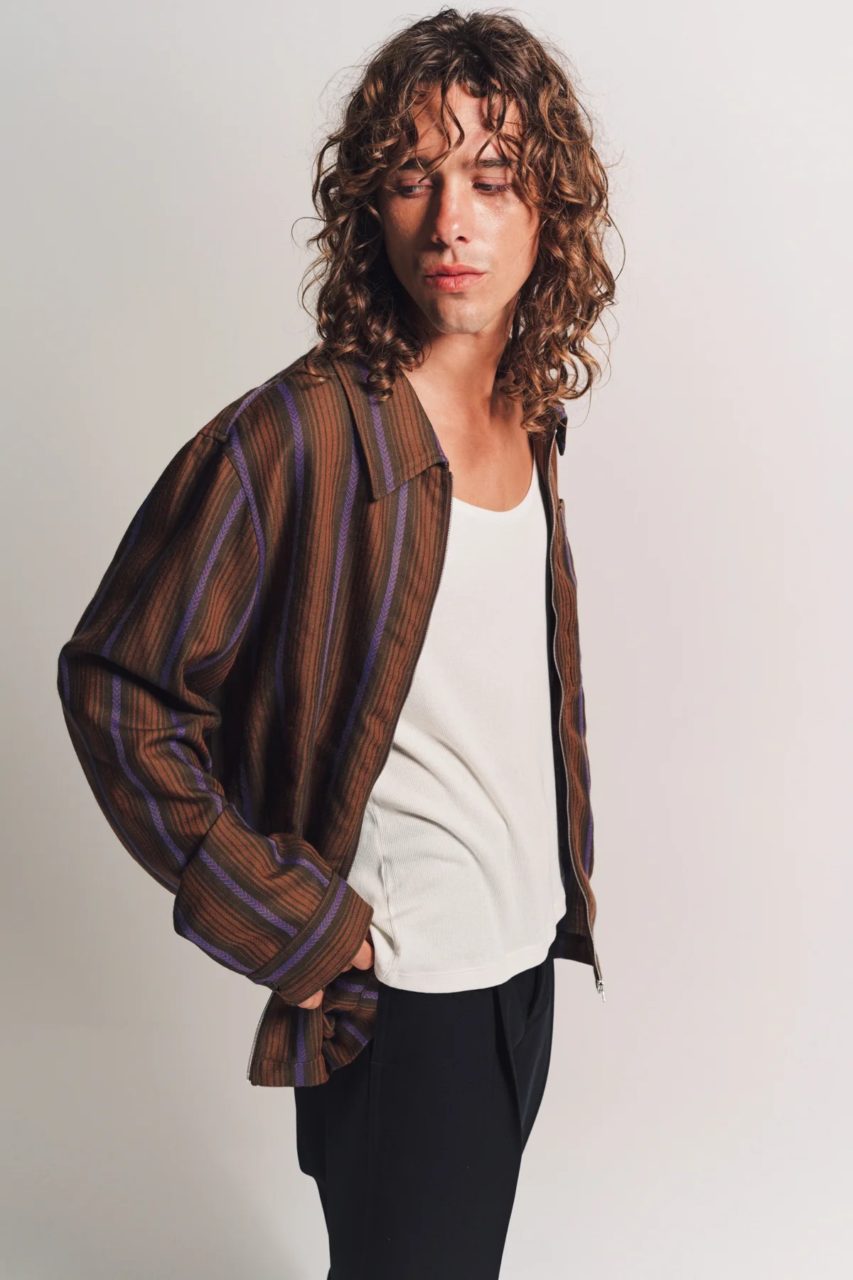 WALES BONNER | CHORUS ZIP SHIRT - Image 3
