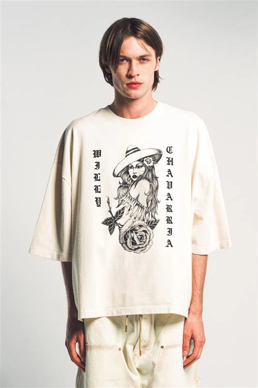 WILLY CHAVARRIA | MAXFIELD MALIBU "LA MEXICANA" BUFFALO TEE