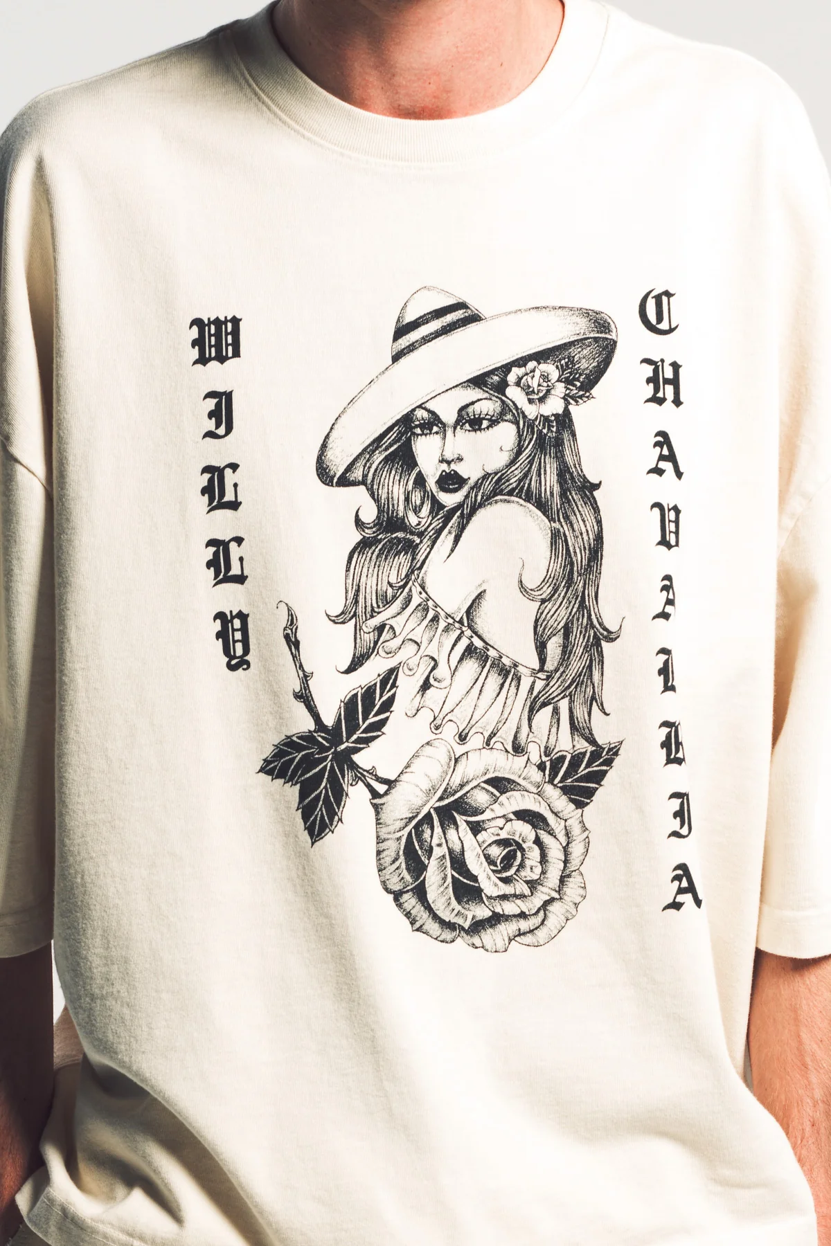 WILLY CHAVARRIA | MAXFIELD MALIBU "LA MEXICANA" BUFFALO TEE - Image 2