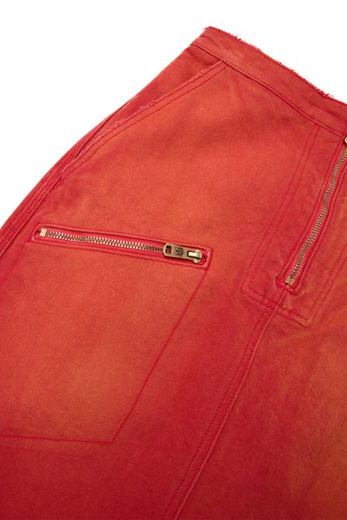 WILLY CHAVARRIA | WORKWEAR ZIPPED SKIRT - Image 4