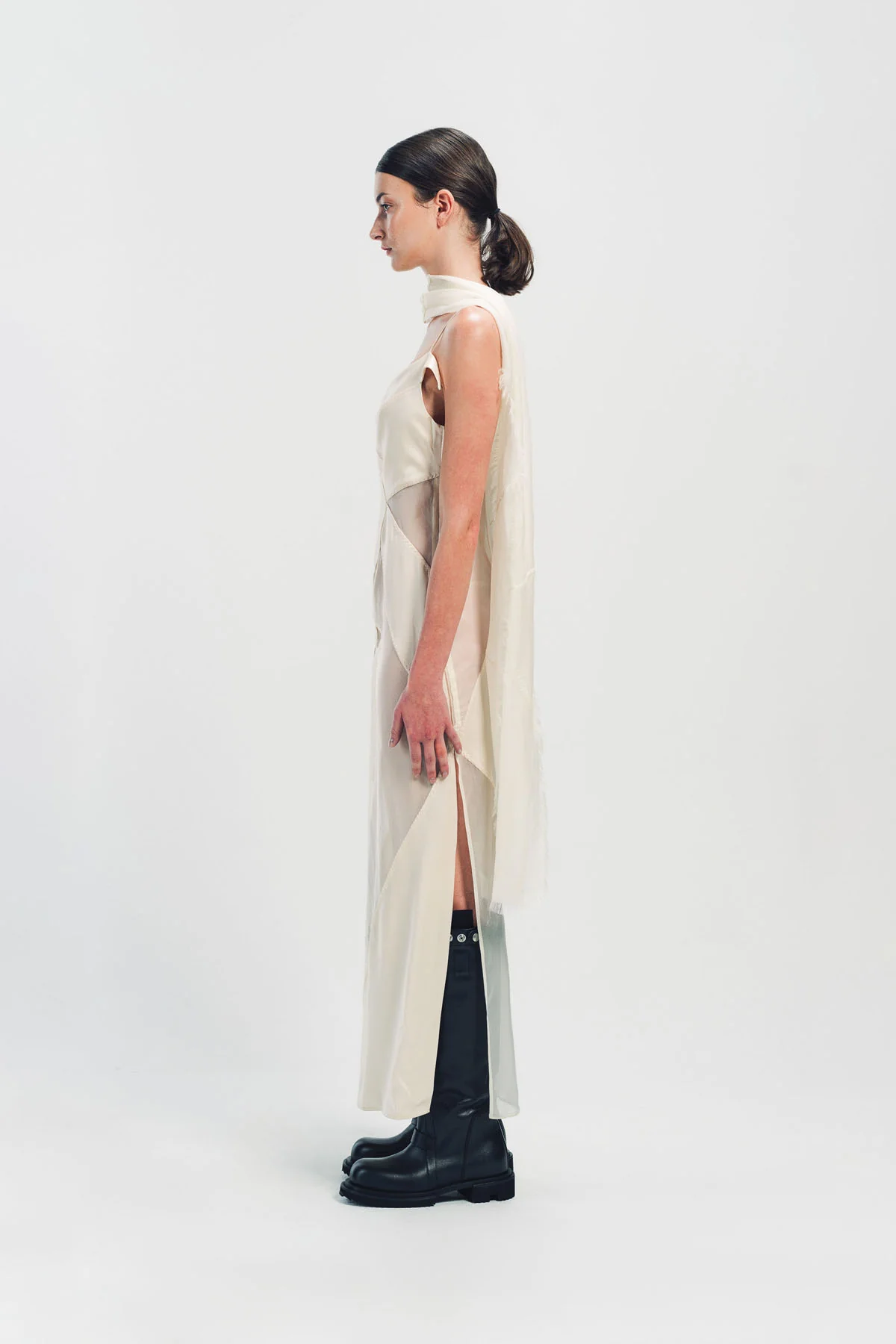 YEHUAFAN | COTTON & SILK DRESS - Image 3