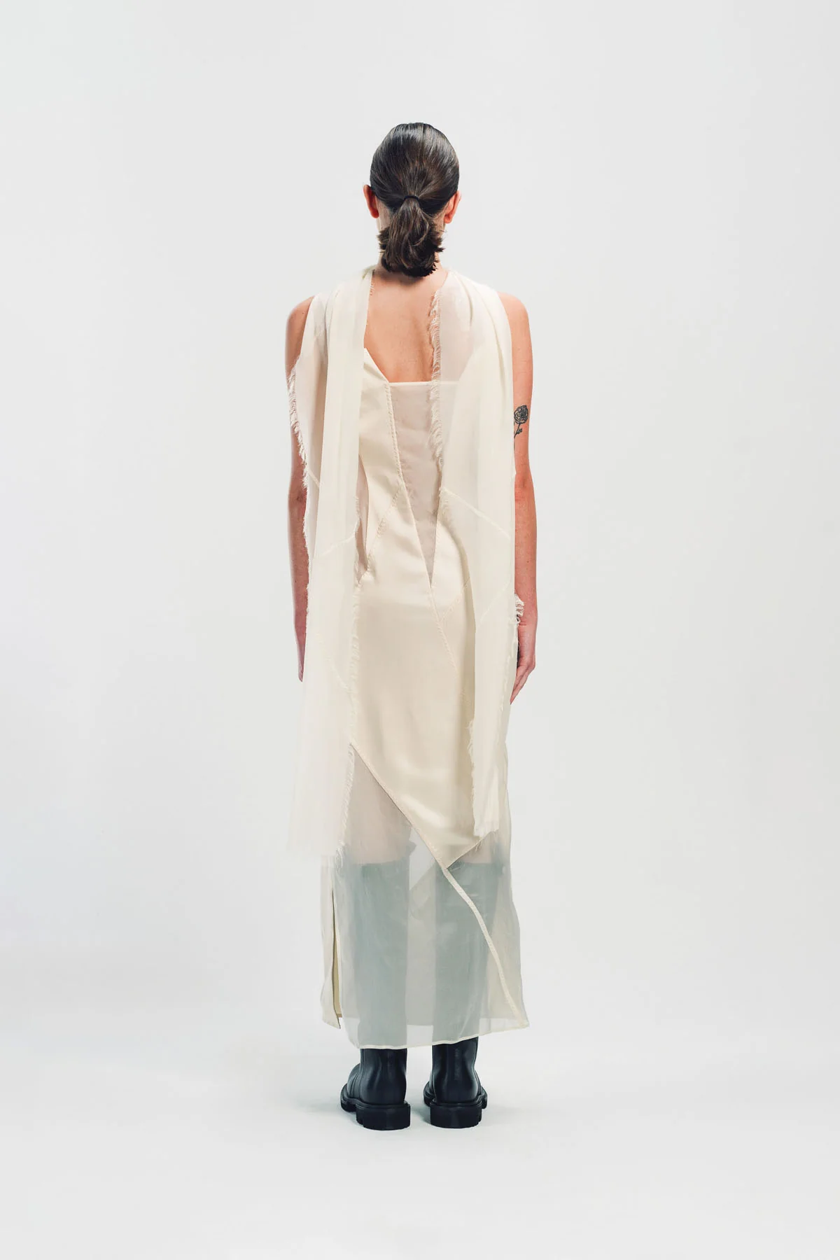 YEHUAFAN | COTTON & SILK DRESS - Image 4