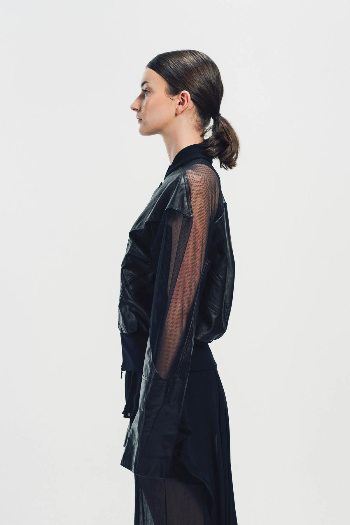 YEHUAFAN | TRANSPARENT BOMBER JACKET - Image 3