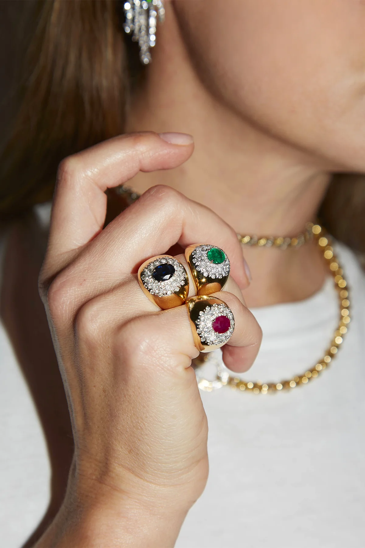 YVONNE LÉON | DIAMOND EMERALD RING - Image 3