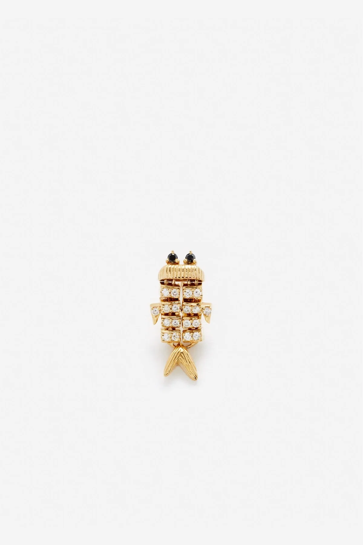 YVONNE LÉON | SUPERFISH DIAMOND EARRING