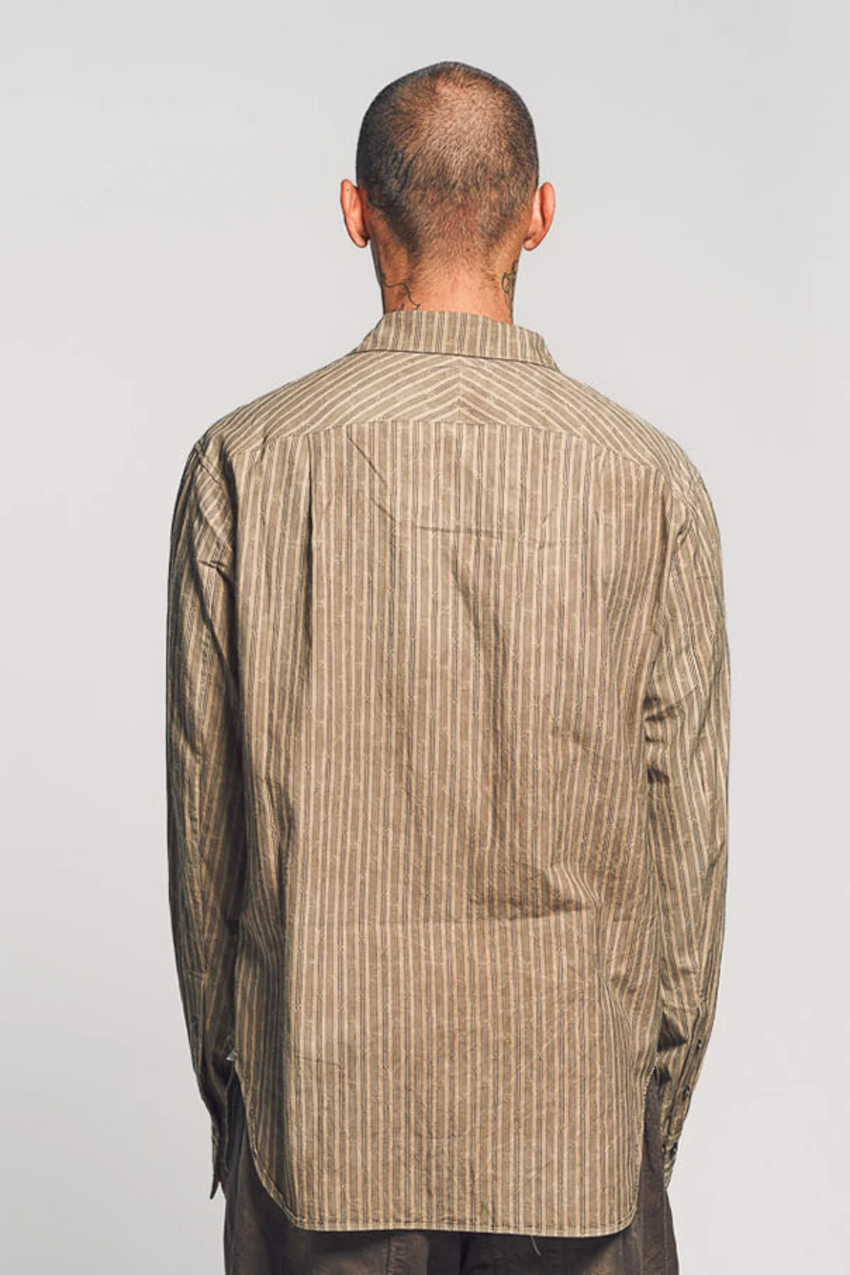 ZIGGY CHEN | SPREAD STRIPE LONG SLEEVE SHIRT - Image 4