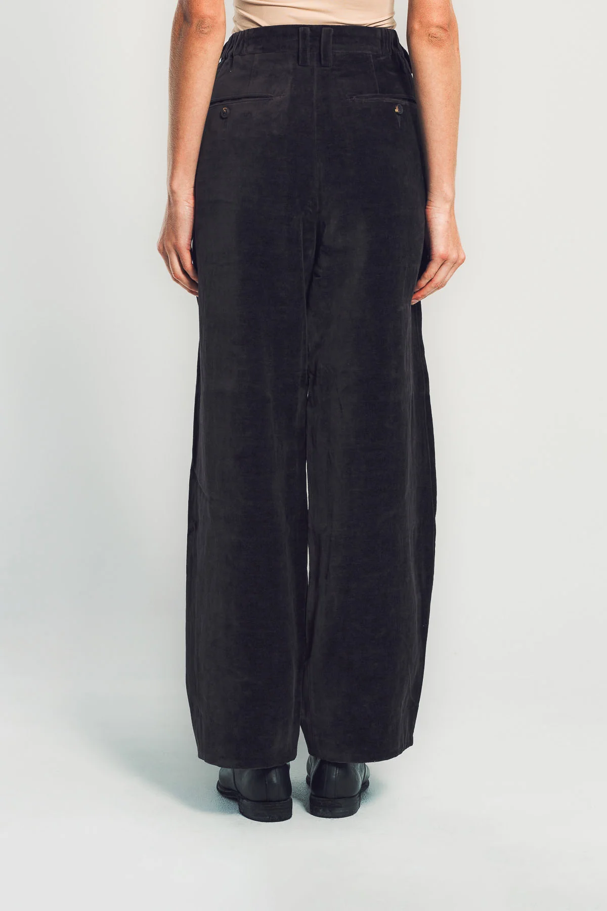 ZIGGY CHEN | WIDE LEG VELVET TROUSERS - Image 5